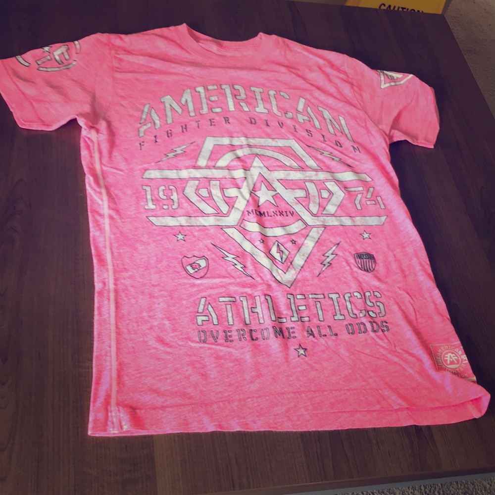 Pink American Fighter T-Shirt